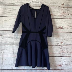 Diane von furstenberg blue dress